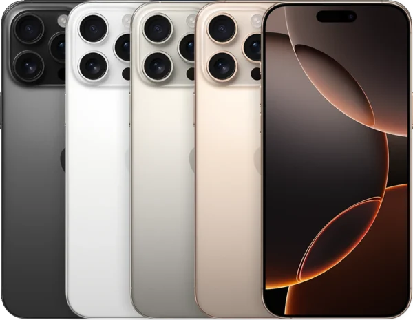 iPhone 16 Pro Max en todos sus colores